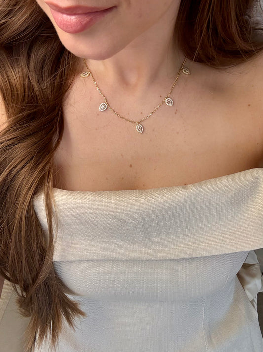 Collier "Larmes d’Or"