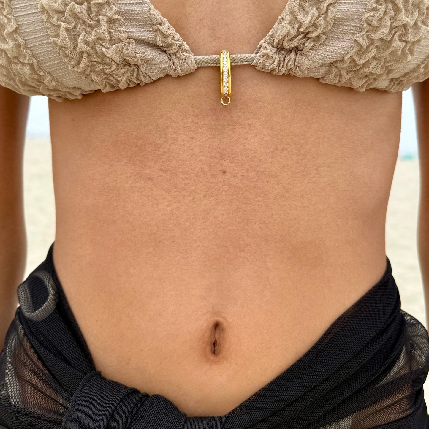 Accroche pour bijoux de maillot de bain : « Diamant »