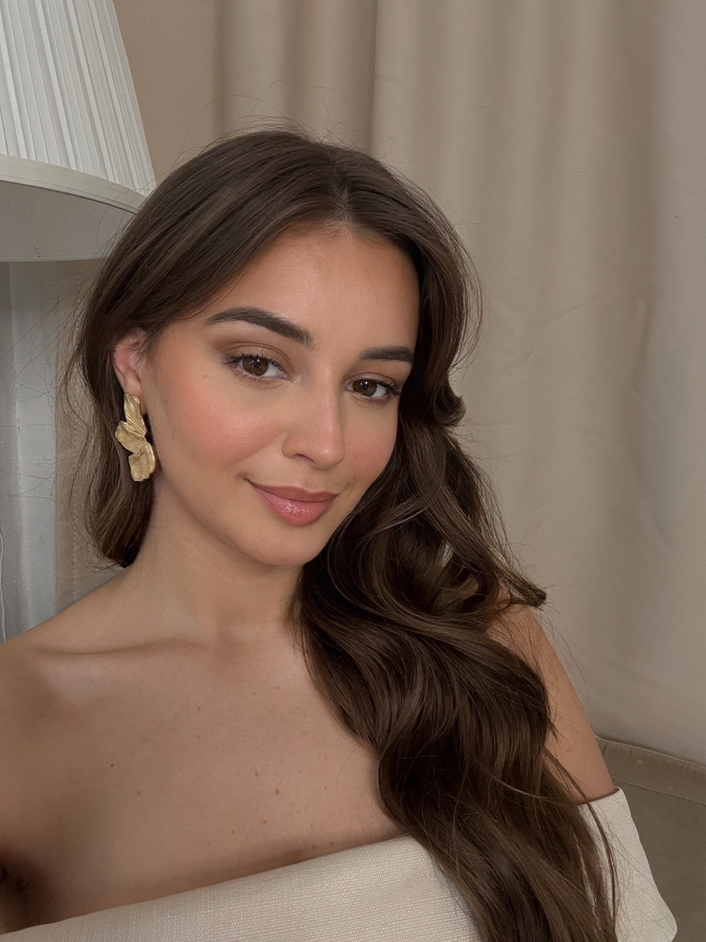 Boucles “Lys Doré”